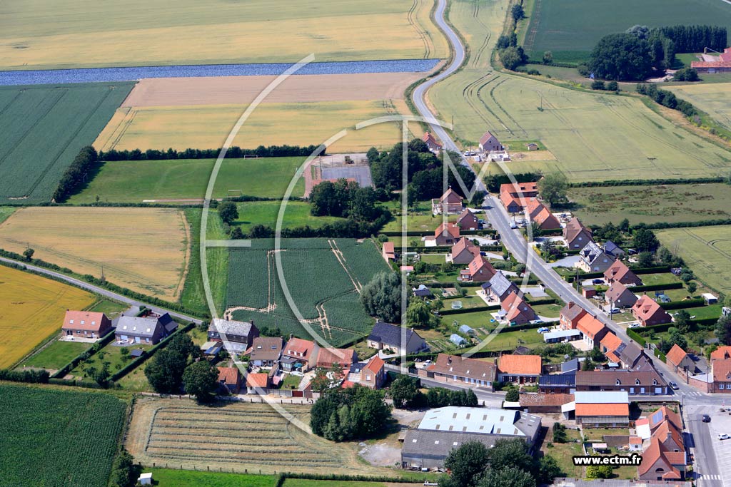 Photo arienne de Zuytpeene