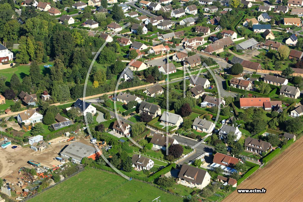 Photo arienne de Angerville-la-Campagne