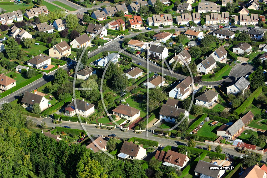 Photo arienne de Angerville-la-Campagne