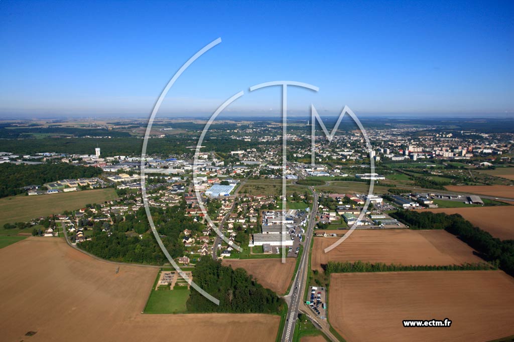 Photo arienne de Angerville-la-Campagne (Les Fayaux)