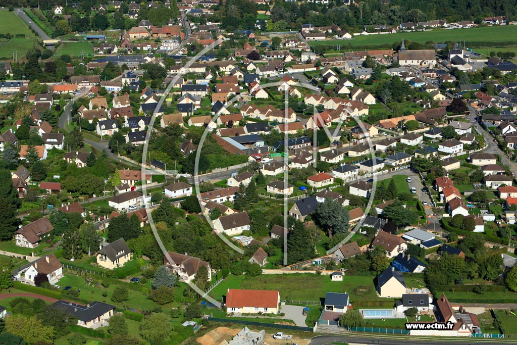 Photo arienne de Arnires-sur-Iton