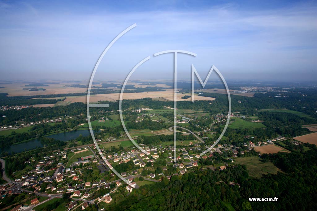 Photo arienne de Aulnay-sur-Iton