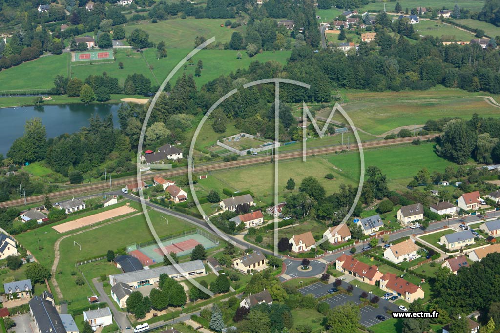 Photo arienne de Aulnay-sur-Iton