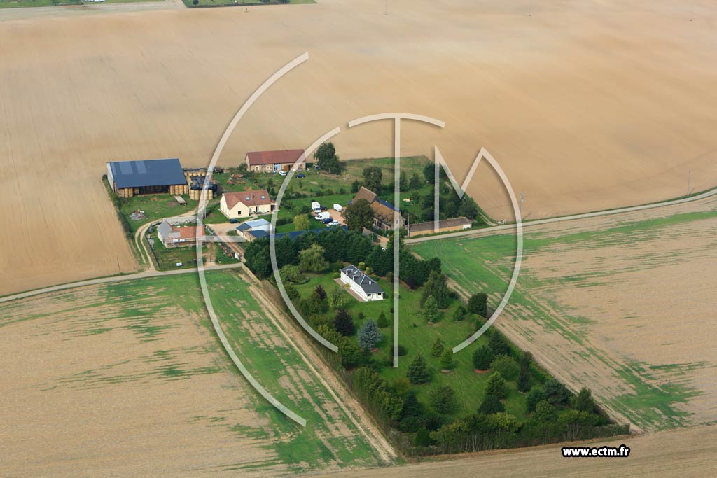 Photo arienne de Beaubray (Le Coudray)