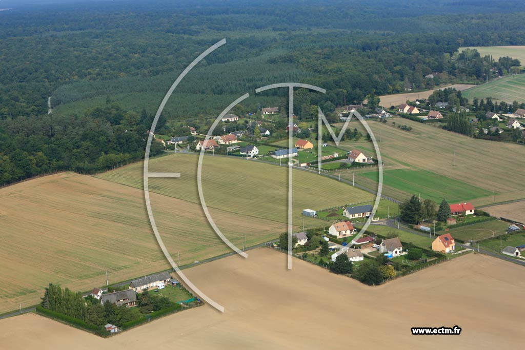 Photo arienne de Beaubray (Les Guilbardires)