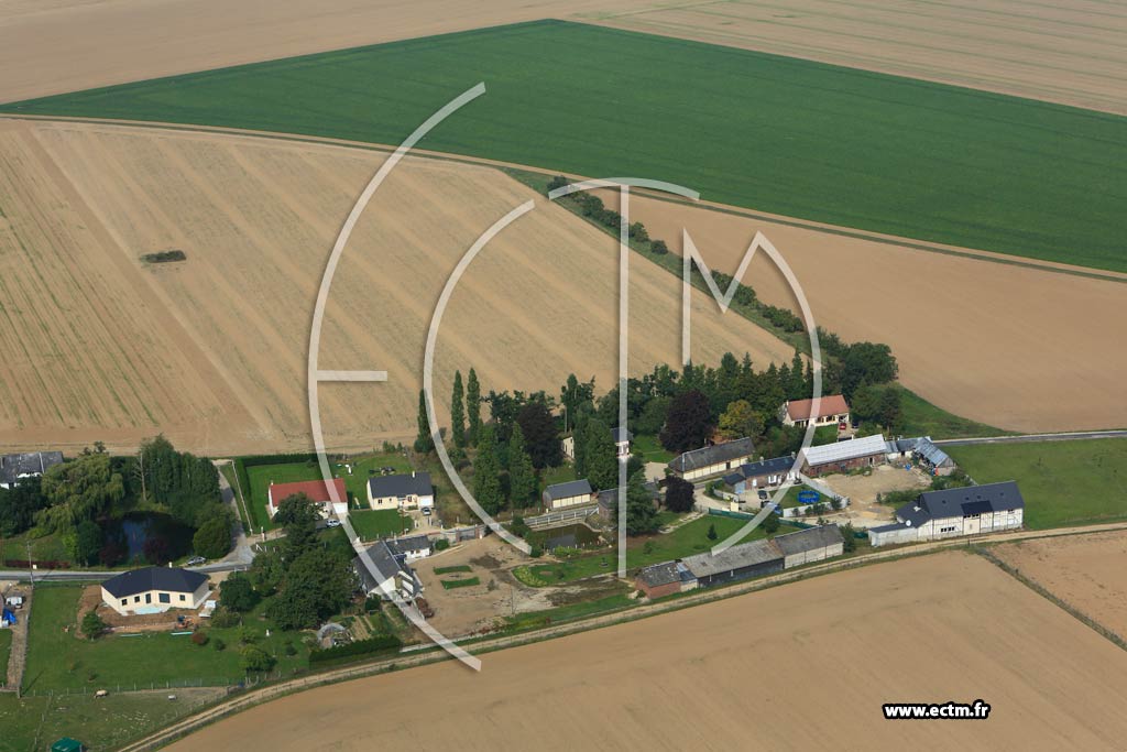 Photo arienne de Bernienville (Pithienville)