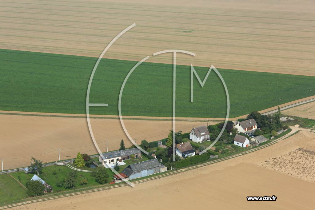 Photo arienne de Bernienville (Pithienville)