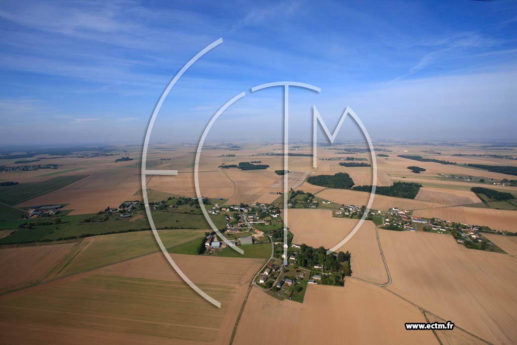 Photo arienne de Berville-la-Campagne