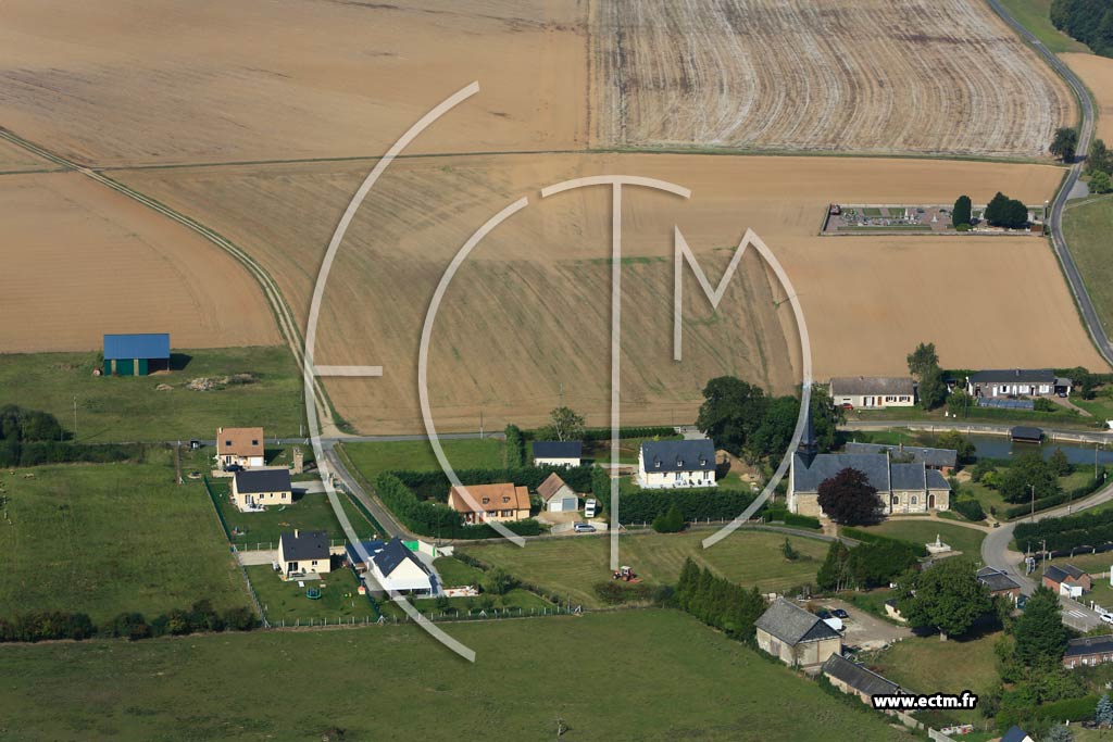 Photo arienne de Berville-la-Campagne