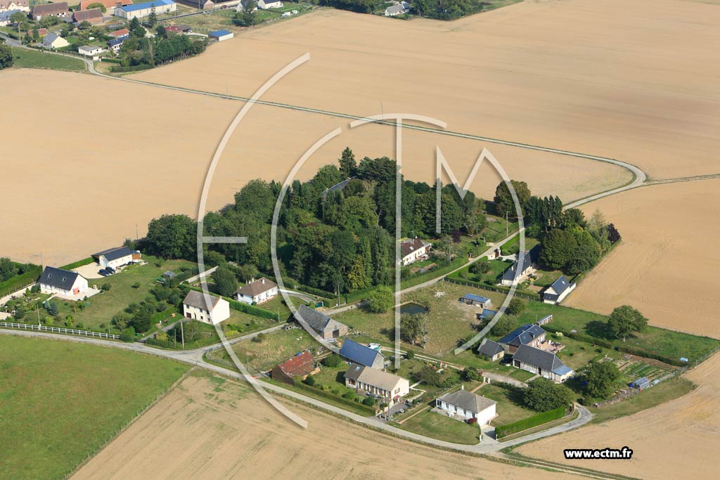Photo arienne de Berville-la-Campagne