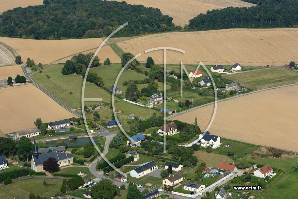 Photo arienne de Berville-la-Campagne