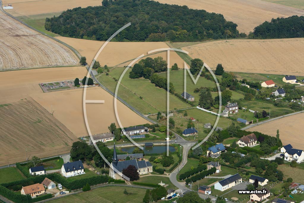 Photo arienne de Berville-la-Campagne