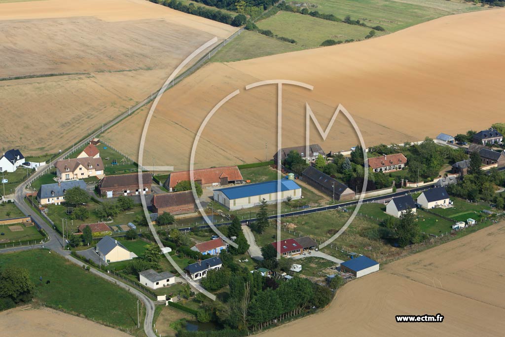 Photo arienne de Berville-la-Campagne