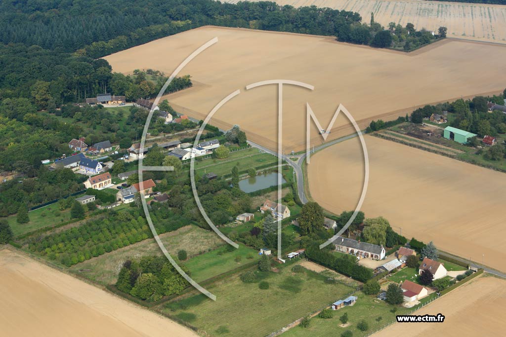 Photo arienne de Breteuil (Le Cornet Moulin)