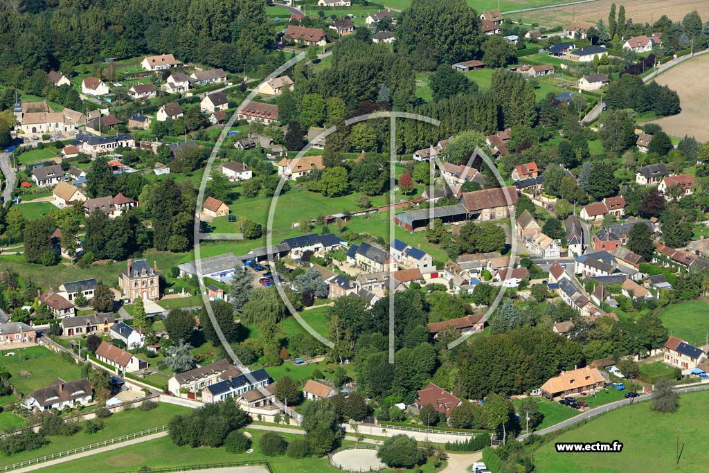 Photo arienne de Cailly-sur-Eure