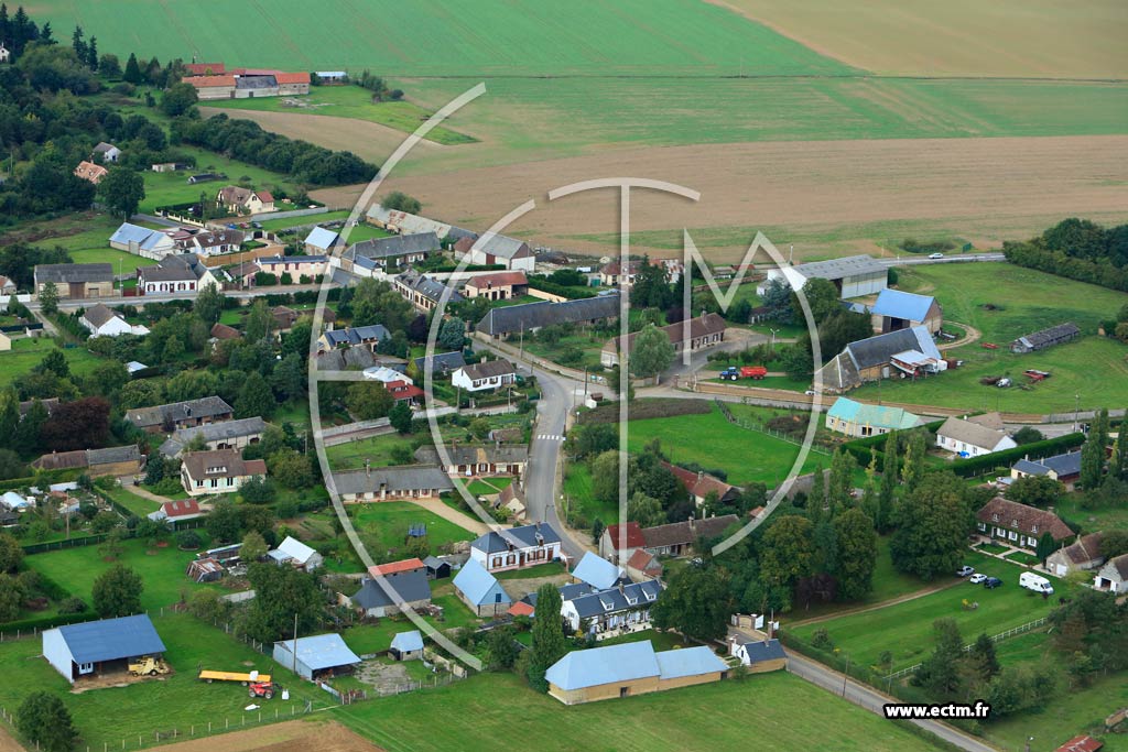 Photo arienne de Chavigny-Bailleul (Bailleul)