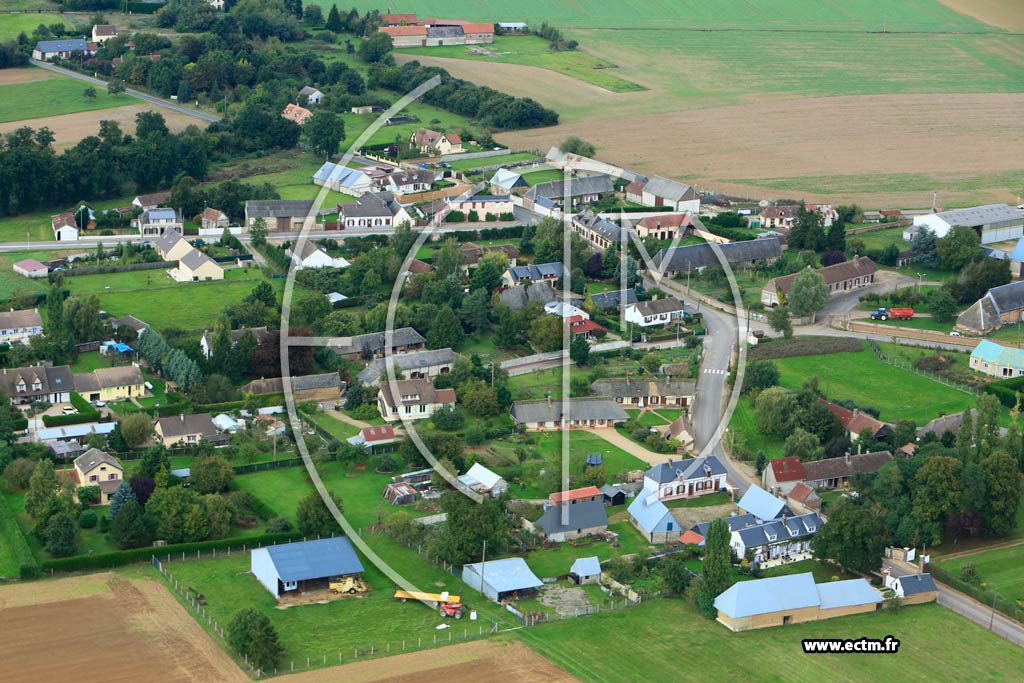 Photo arienne de Chavigny-Bailleul (Bailleul)