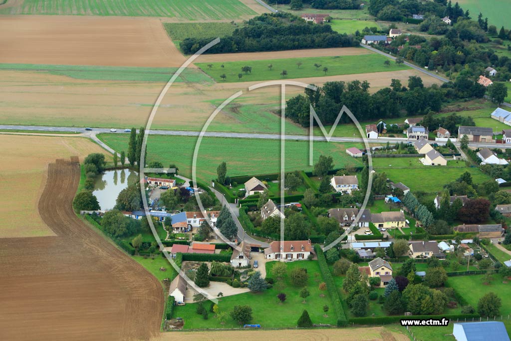 Photo arienne de Chavigny-Bailleul (Bailleul)