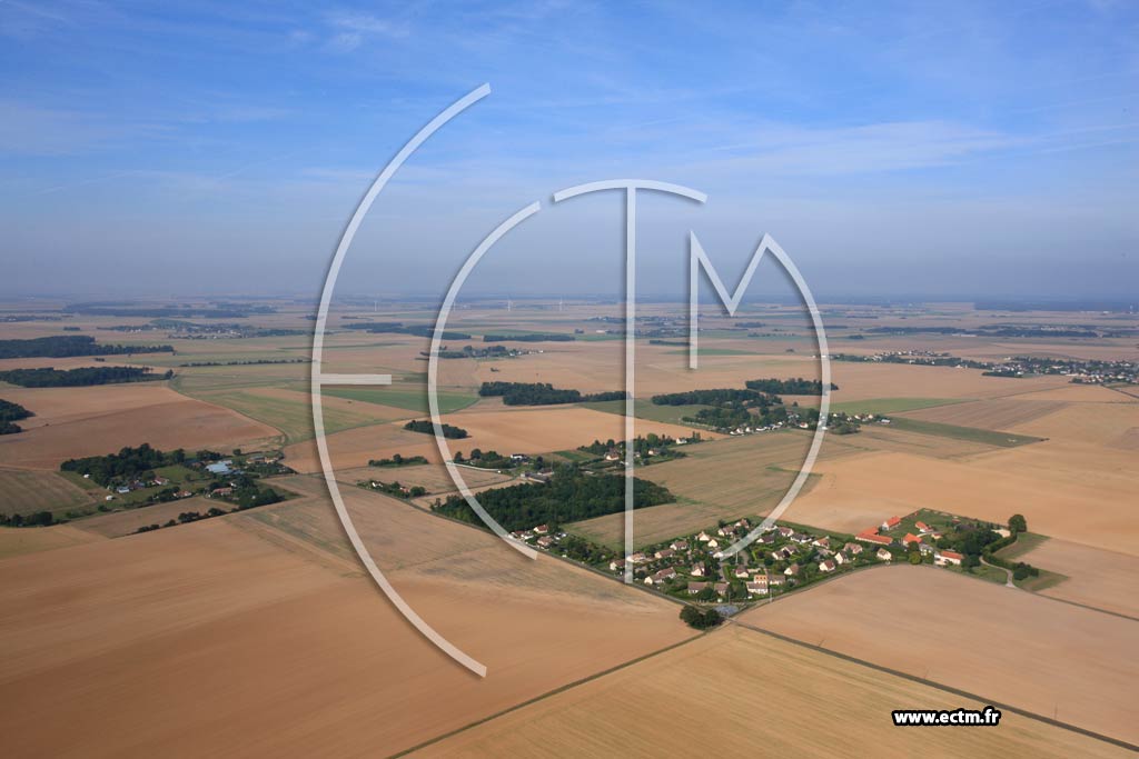 Photo arienne de Claville (Le Bosc Roger)