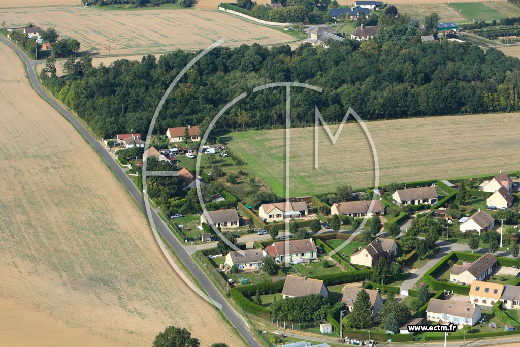 Photo arienne de Claville (Le Bosc Roger)