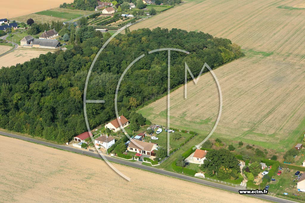 Photo arienne de Claville (Le Bosc Roger)