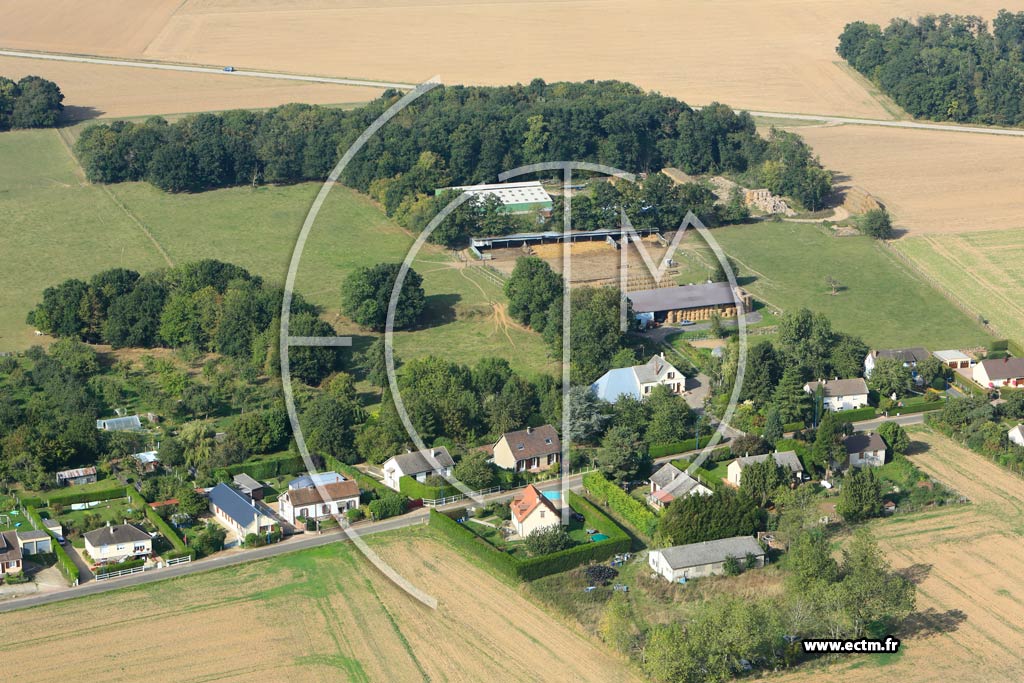 Photo arienne de Claville (Le Bosc Roger)
