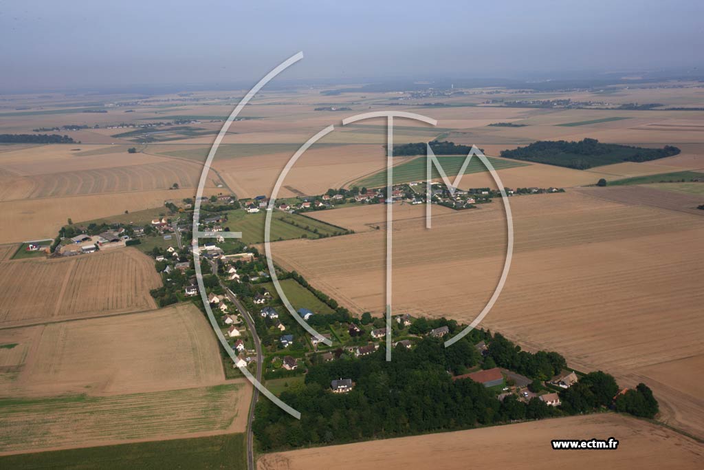 Photo arienne de Claville (Neuville de Claville)