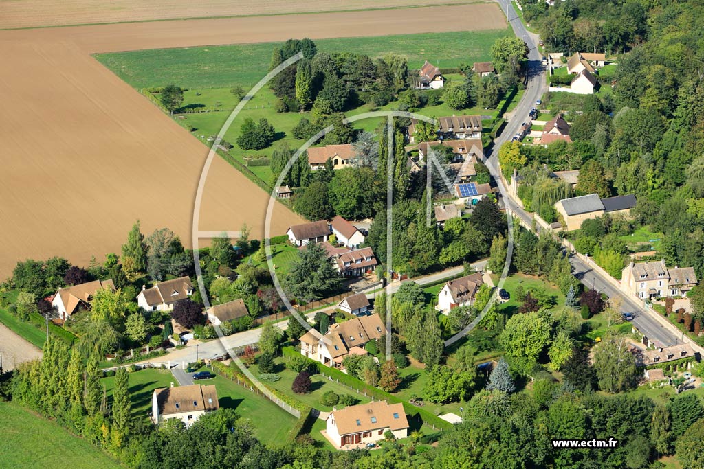 Photo arienne de Croisy-sur-Eure