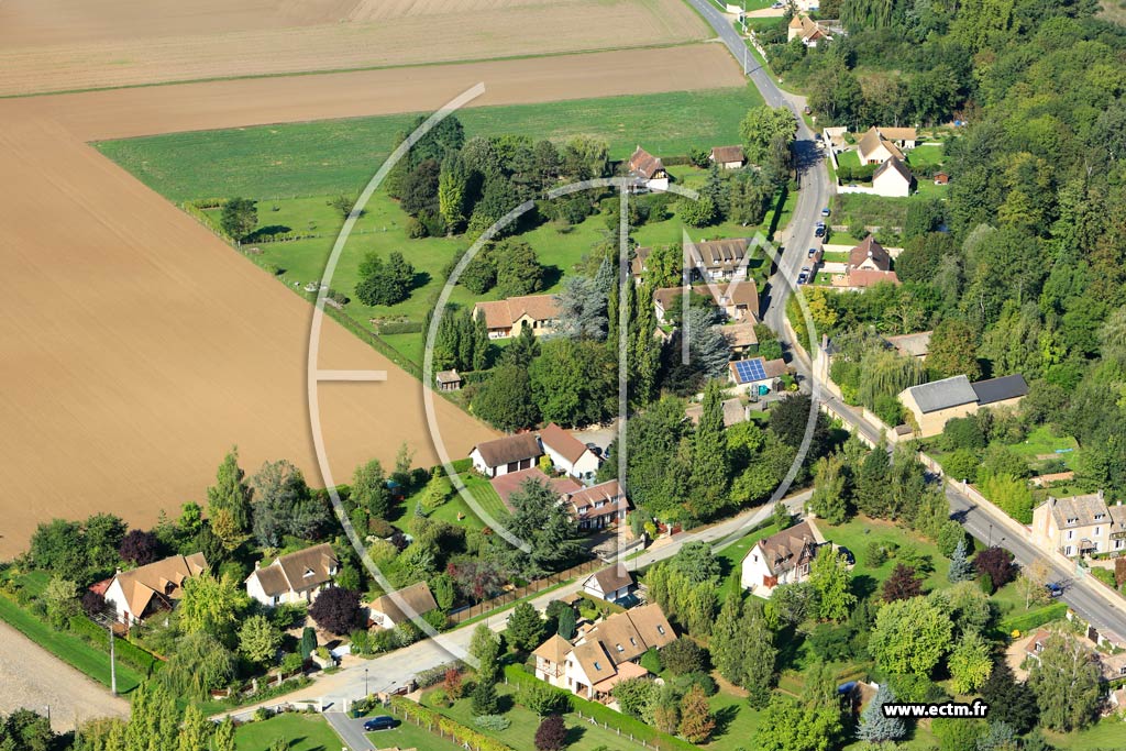 Photo arienne de Croisy-sur-Eure