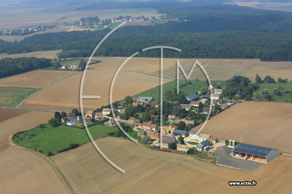 Photo arienne de Croisy-sur-Eure (Le Haut Croisy)