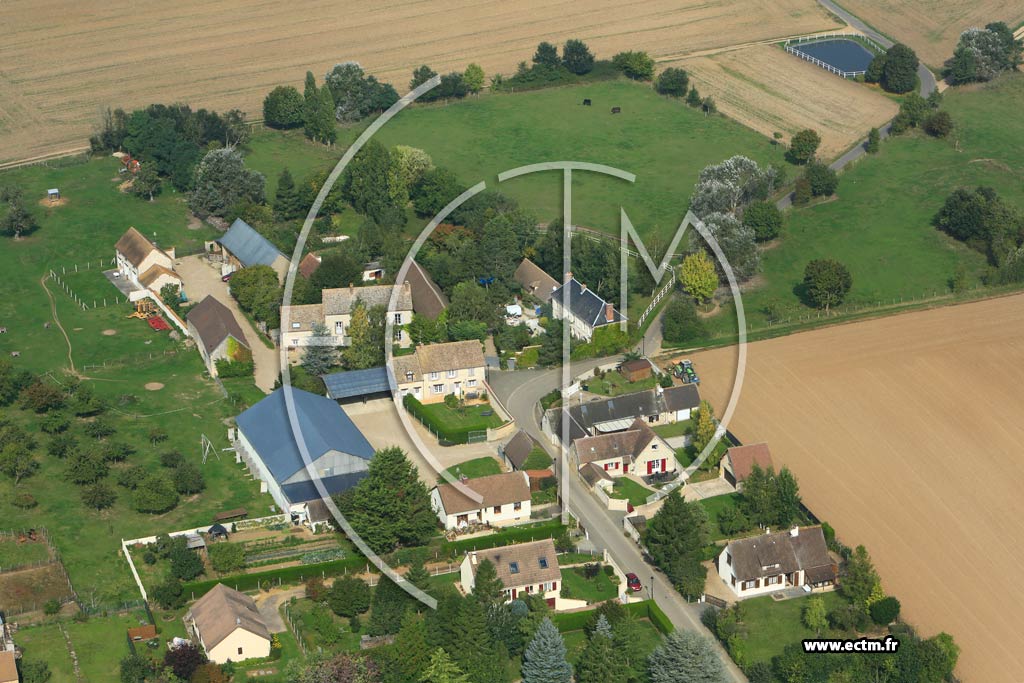 Photo arienne de Croisy-sur-Eure (Le Haut Croisy)