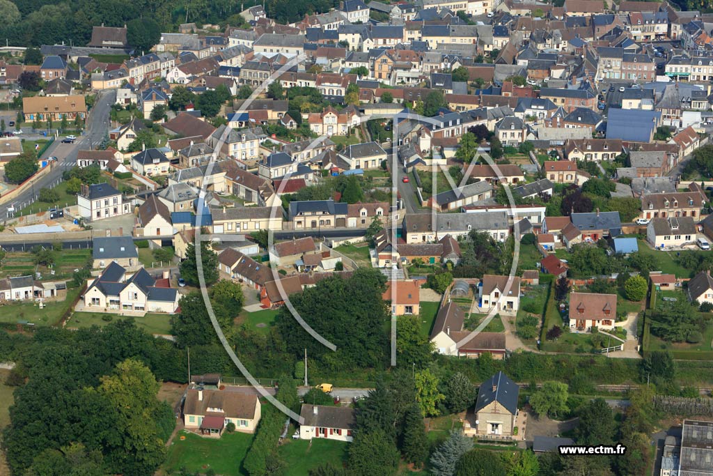 Photo arienne de Damville