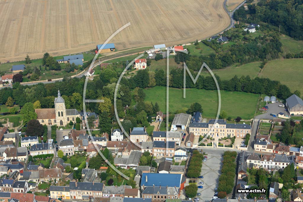 Photo arienne de Damville