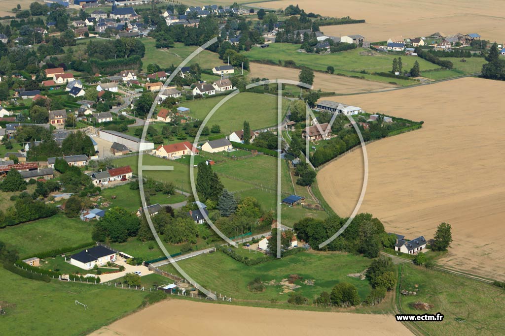 Photo arienne de manville