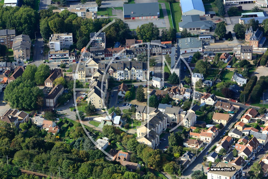 Photo arienne de vreux (Quartier Hyppodrome)