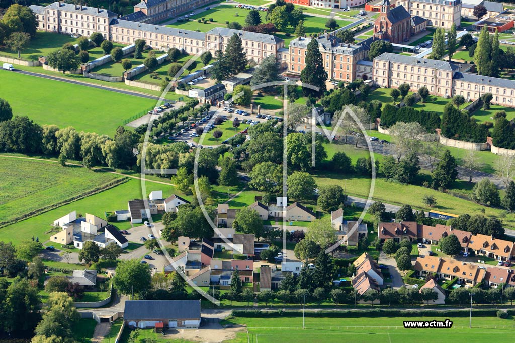 Photo arienne de vreux (Quartier Hyppodrome)