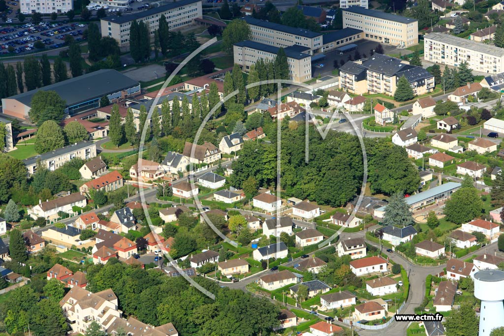 Photo arienne de vreux (Quartier Jean Moulin)