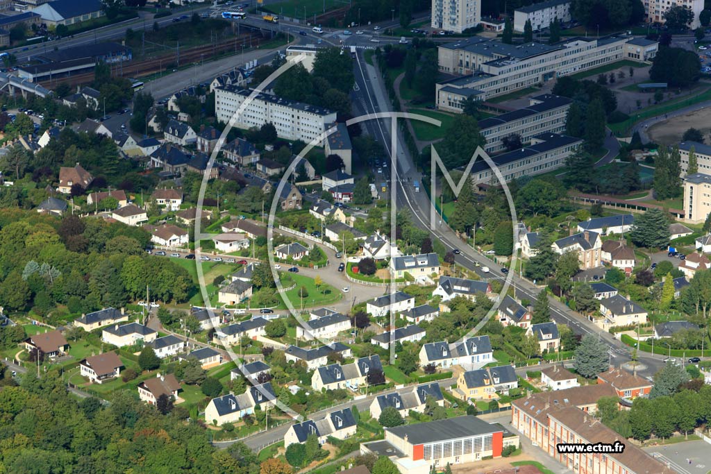 Photo arienne de vreux (Quartier Jean Moulin)