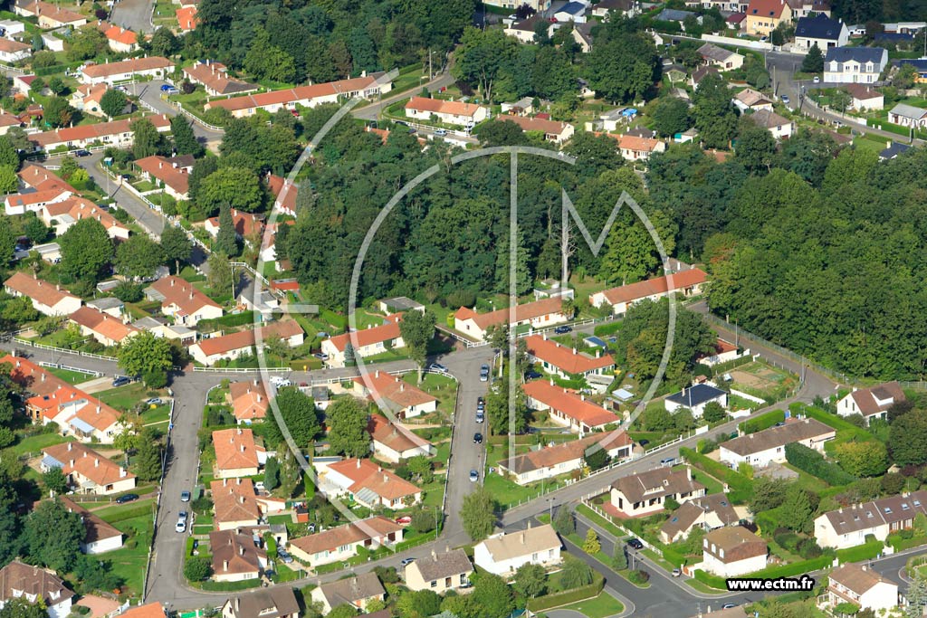 Photo arienne de vreux (Quartier Jean Rostand)