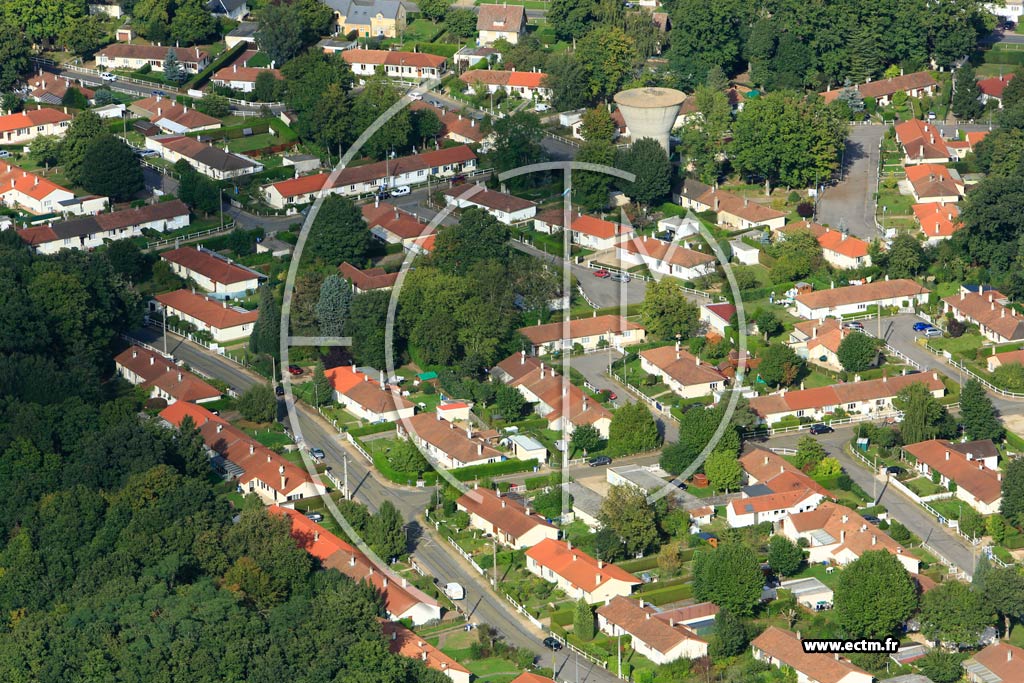 Photo arienne de vreux (Quartier Jean Rostand)