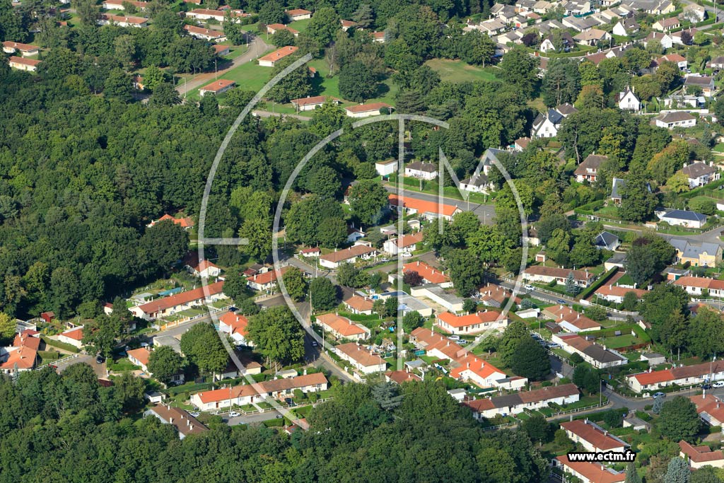 Photo arienne de vreux (Quartier Jean Rostand)