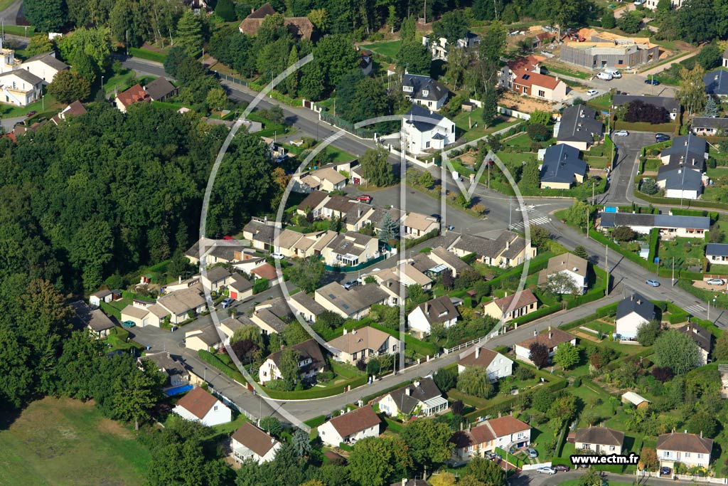 Photo arienne de vreux (Quartier Jean Rostand)