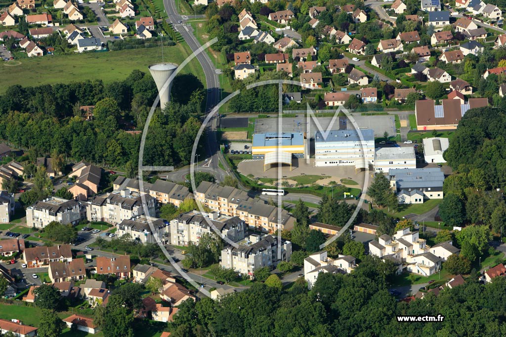 Photo arienne de vreux (Quartier Jean Rostand)