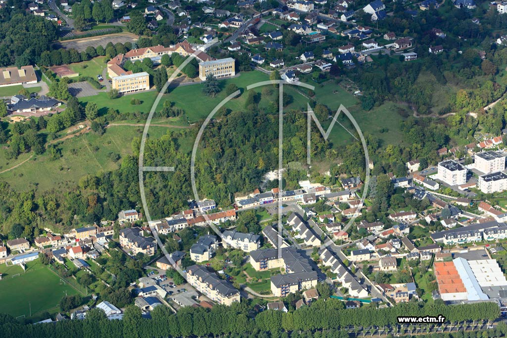 Photo arienne de vreux (Quartier Les Prs Pechet)