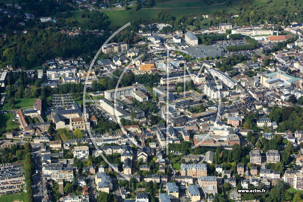 Photo arienne de vreux (Quartier Prfecture)