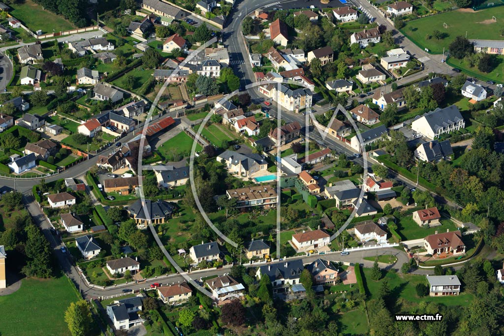 Photo arienne de vreux (Quartier Saint Michel)