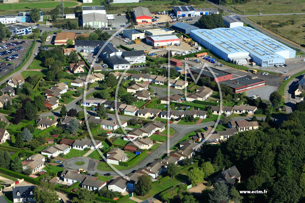 Photo arienne de vreux (Rue du Clos Sainte-Anne)