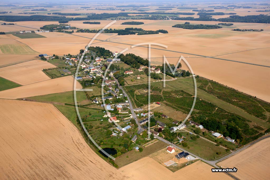 Photo arienne de Faverolles-la-Campagne