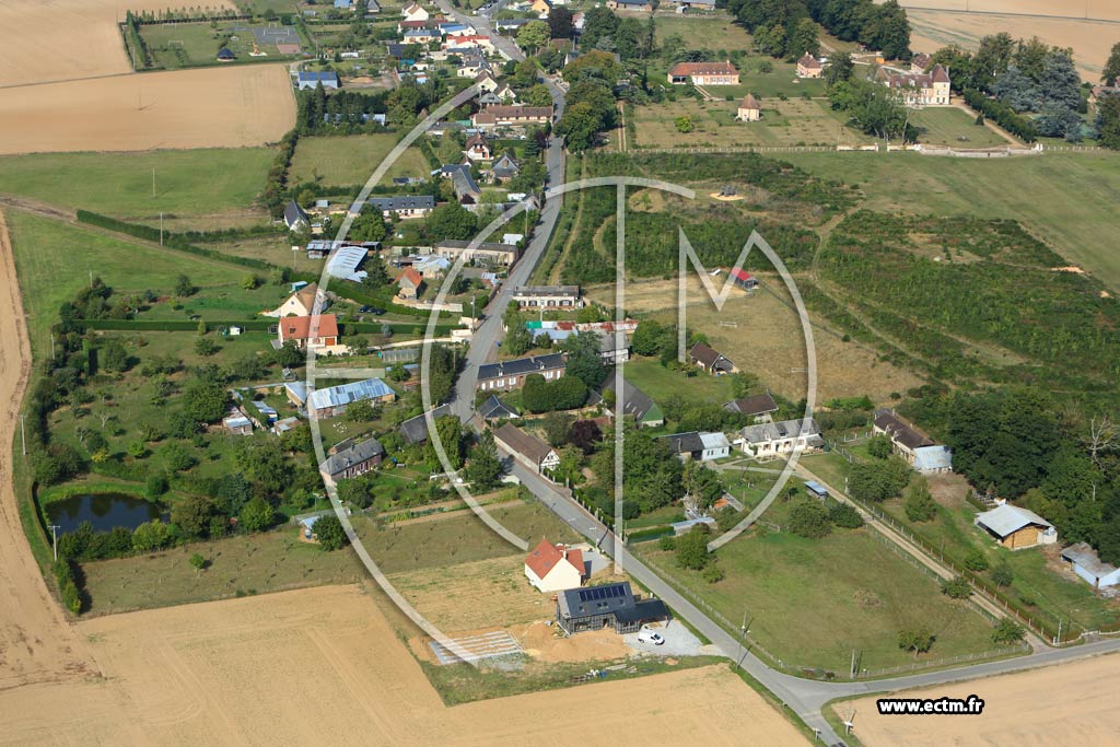 Photo arienne de Faverolles-la-Campagne