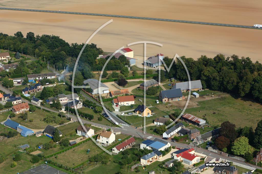 Photo arienne de Faverolles-la-Campagne